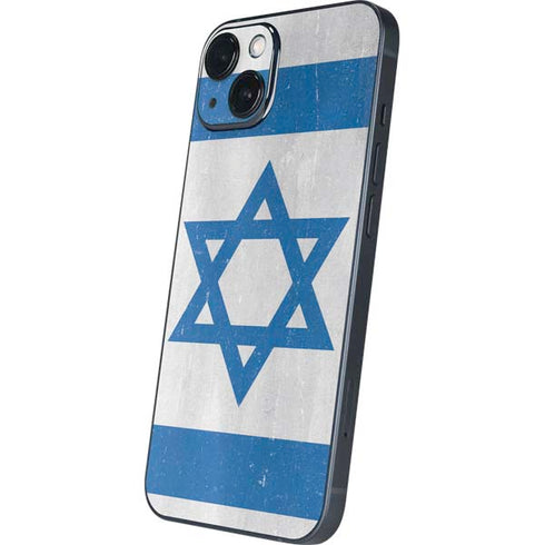 Israel Flag Distressed iPhone 15 Skin
